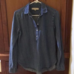 Ann Taylor Loft denim long sleeve